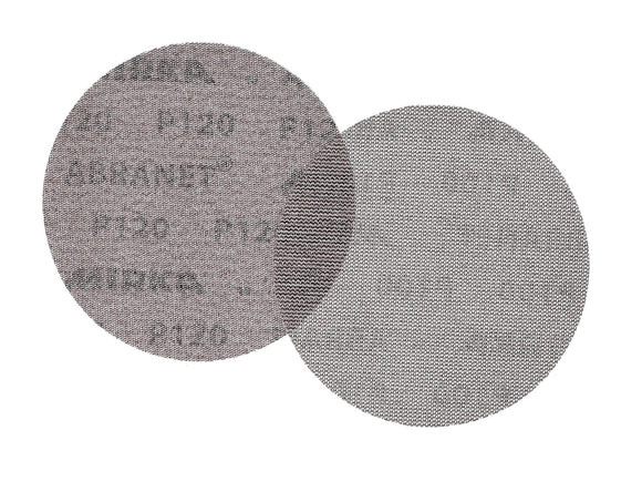 Mirka 6-Inch Mesh Abrasive Dust Free Sanding Discs, Box of 50 Discs