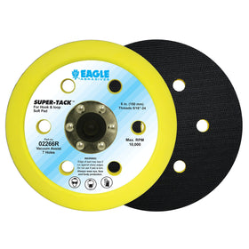 Eagle 02266R - 6 inch Super-TACK Soft Pad Dustless Riveted Back - 1 Pad