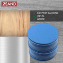 2SAND 2 inch Blue Film backed Hook and Loop Sanding Discs-5