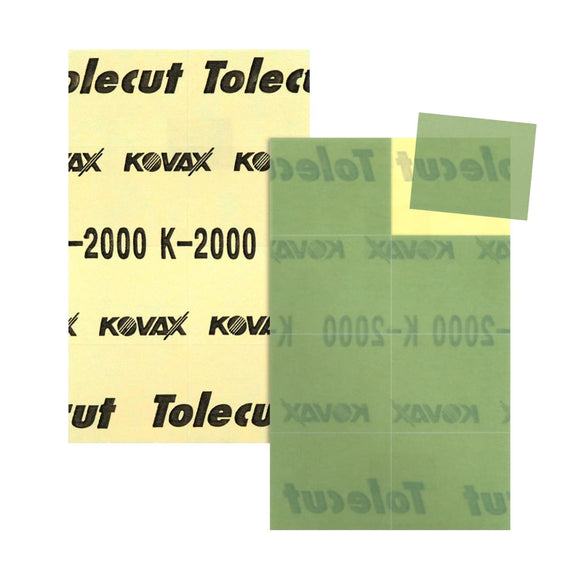 Tolecut PSA 8-Cut Block Sanding Sheets, Black K-3000, 191-1521, 25 Sheets