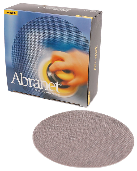 Mirka 8-Inch Mesh Abrasive Dust Free Sanding Discs, Box of 50 Discs