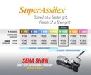 Super Assilex Flexible Sanding Sheets, Sky K-600, Hook & Loop, 191-1508, 25 Sheets-10