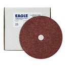 Eagle K77816-7 inch Fibre Sanding Discs - 25 discs/box-1