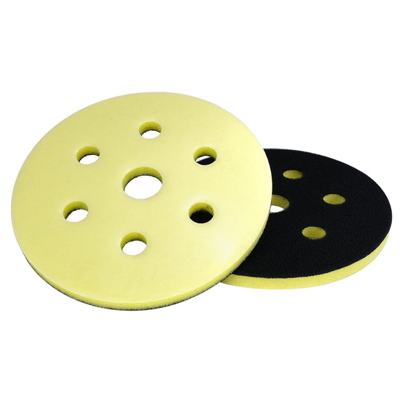 Eagle Micro-Hook Interface Pad for 6 inch Sanding Discs, Firm, Hook & Loop, 7 Holes, 971-0049, 2 Pads