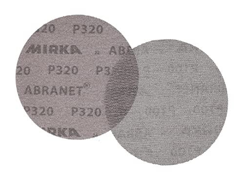 Mirka 6-Inch Mesh Abrasive Dust Free Sanding Discs, Box of 50 Discs