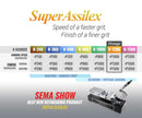 Super Assilex Flexible Sanding Sheets, Sky K-600, Hook & Loop, 191-1508, 25 Sheets-9