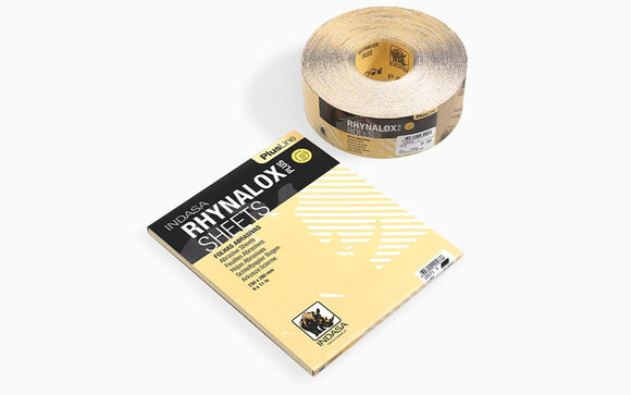 Indasa Rhynalox Sandpaper, 180 Grit, 9 X 11, 50 Sheets