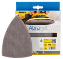 Mirka Abranet Delta Triangle Net Disc / 4x6x6 inch /Sandpaper Sanding Discs Hook and Loop / 10 pcs-2
