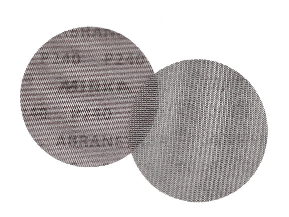 Mirka 5-Inch Mesh Abrasive Dust Free Sanding Discs, Box of 50 Discs, Grey