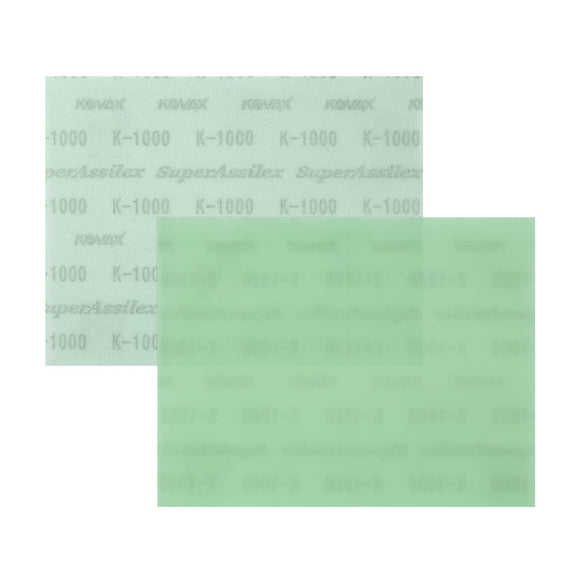 Super Assilex Flexible Sanding Sheets, Sky K-600, Hook & Loop, 191-1508, 25 Sheets