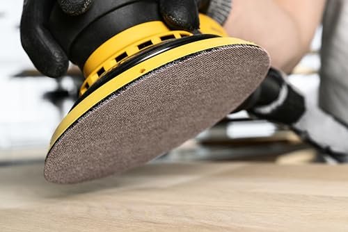 Mirka 5-Inch Mesh Abrasive Dust Free Sanding Discs, Box of 50 Discs, Grey