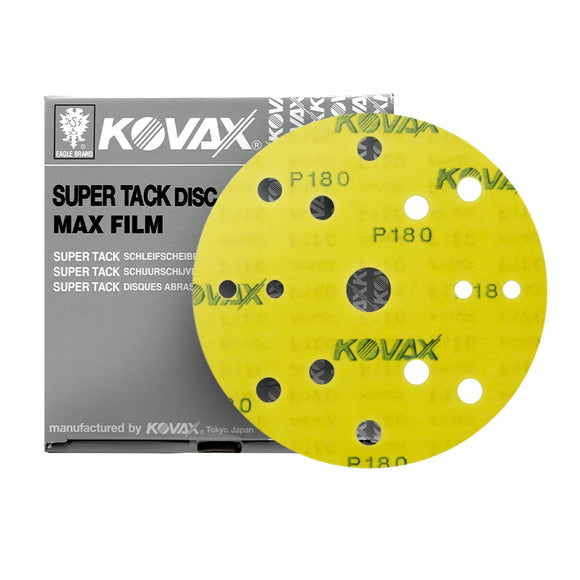 MaxFilm Ultra Premium 6 inch Sanding Discs, 7 Holes, Hook & Loop, 50 discs