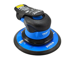 PROMA-X AIR 910-0600M7 6 inch Pneumatic Random Orbital DA Sander w/Vacuum Assist, 7 Hole Hook & Loop Pad, 3/16 inch Orbit