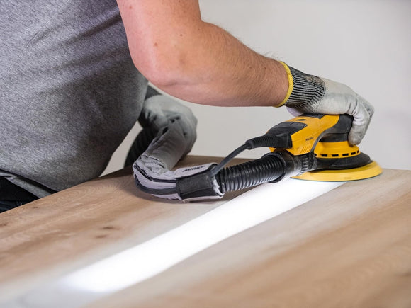 Mirka Galaxy Multifit Sandpaper 5 inch (125mm) - Grit 220, 50 Discs/Pack - Premium Abrasive for Epoxy Resin, Wood, Metal - Non-Clogging, Self-Sharpening Technology - Ideal for Power Sanders