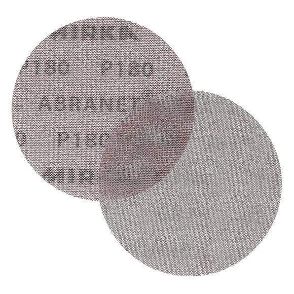 Mirka Abranet Net Disc / 5 inch/Sandpaper Sanding Discs Hook and Loop / 10 pcs